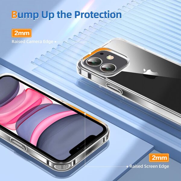 iLovecover Crossbody Lanyard Case for iPhone 11,Silicone Protective Phone Cover with Strap Adjustable Neck Cord Necklace Clear Transparent Soft for iPhone 11,Black - Image 6