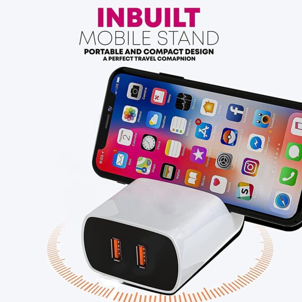 50W SuperFast Type-C Charger for Infinix Note 40X 5G Charger Original Adapter Like Mobile Charger | Qualcomm QC 3.0 Quick Charger with 1 Meter Type C USB Data Cable (50W,SY-31,WT) - Image 6