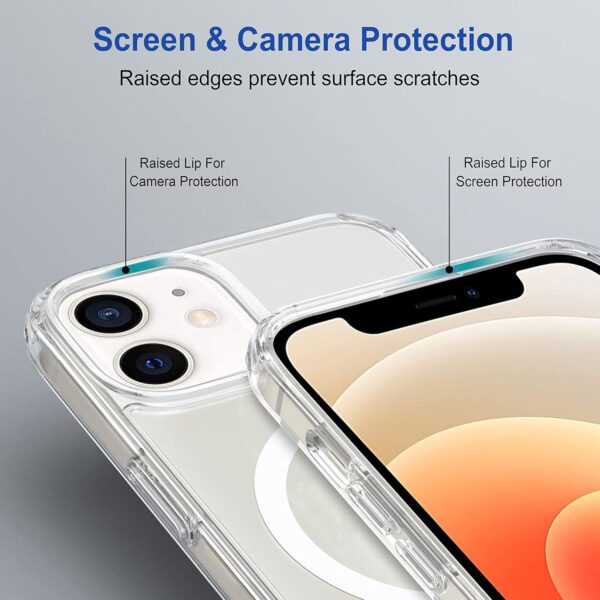 amazon basics Tpu Back Case Cover For Iphone 12/Iphone 12 Pro|Compatible For Iphone 12/Iphone 12 Pro Back Case Cover|Scratch-Resistant Back Case Cover|Clear - Image 5