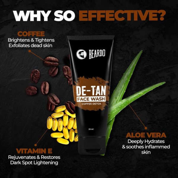 Beardo Ban the Tan Kit | Grooming kit for men | Detan Facewash | Detan Bodywash | Detan Face Scrub | Whisky smoke perfume body spray for men | Gift Hamper for Men | Valentines day gift for husband | Gift for boyfriend | Gift for Men - Image 6