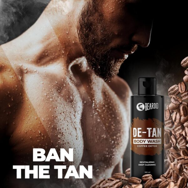 Beardo Ban the Tan Kit | Grooming kit for men | Detan Facewash | Detan Bodywash | Detan Face Scrub | Whisky smoke perfume body spray for men | Gift Hamper for Men | Valentines day gift for husband | Gift for boyfriend | Gift for Men - Image 3