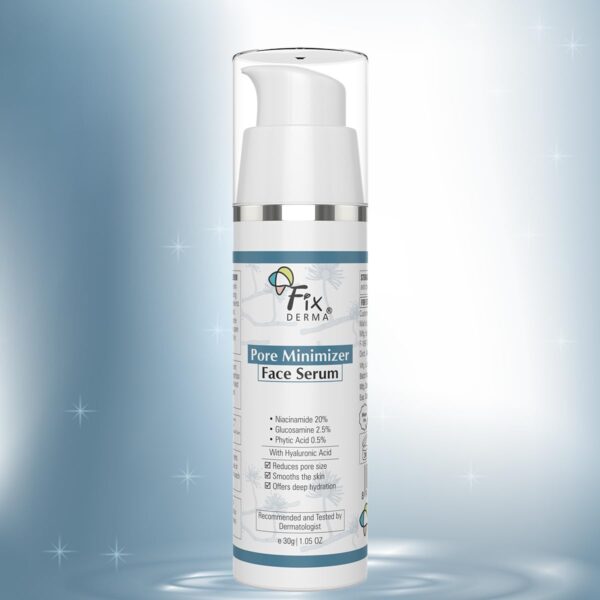 Fixderma 20% Niacinamide Serum for Face for Pore Minimizer with 2.5% Glucosamine & Hyaluronic Acid Serum | Open Pores Serum | Hydrating Serum | Face Serum for Men & Women - 30g - Image 3