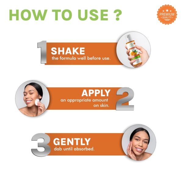 OG BEAUTY Natural CitraGlow Vitamin C Face Toner for Hydrating, Revitalizing, Tightening Pores, and Restoring pH Balance | Free from Alcohol, Paraben, Silicon Oil & Harsh Chemicals |100 ML - Image 5