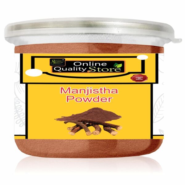 Online Quality Store Organic Manjistha Powder, 100g |Rubia Cordifolia |100% Pure & Natural Manjistha Powder Manjistha Powder for face, Hair Care & Skin Care - Image 4